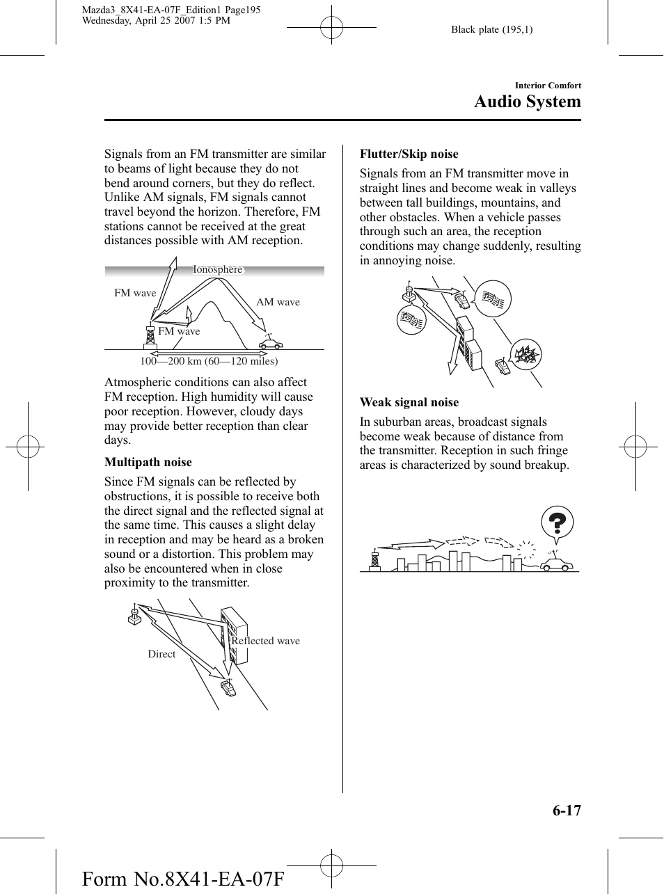 Audio system | Mazda 2008 SPEED3 User Manual | Page 195 / 394