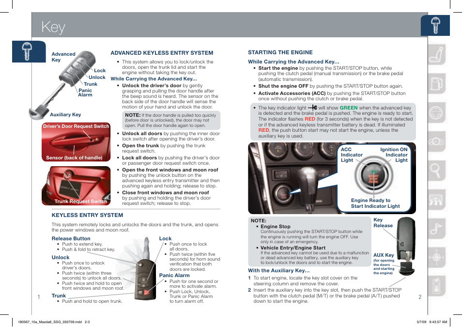 Mazda 2010 6 User Manual | Page 2 / 16