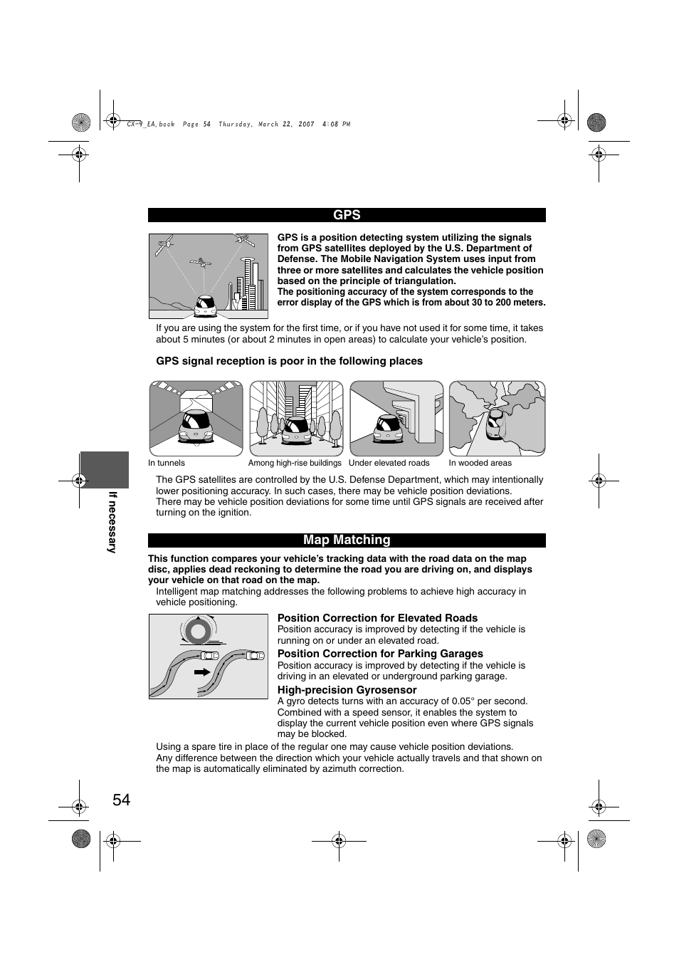 Map matching | Mazda 2008 CX-7 User Manual | Page 464 / 502