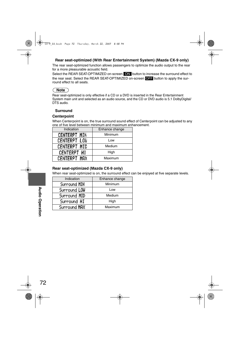 Mazda 2008 CX-7 User Manual | Page 482 / 502