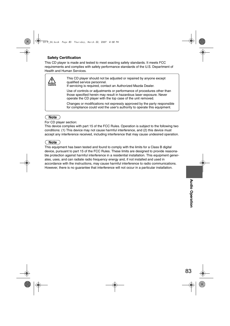 Mazda 2008 CX-7 User Manual | Page 493 / 502