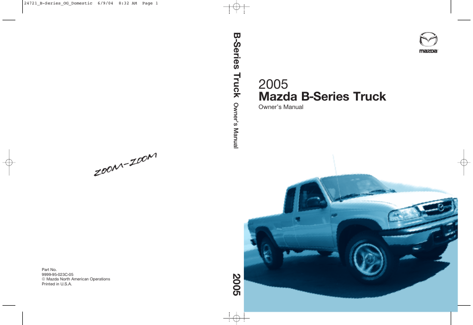 Mazda 2005 B2300 Truck User Manual | 257 pages