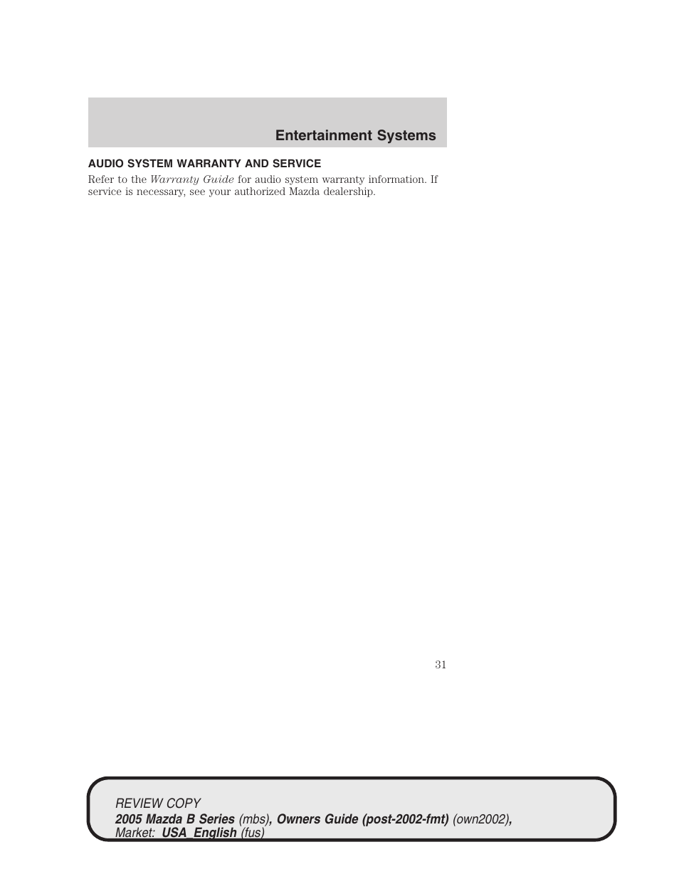 Mazda 2005 B2300 Truck User Manual | Page 32 / 257