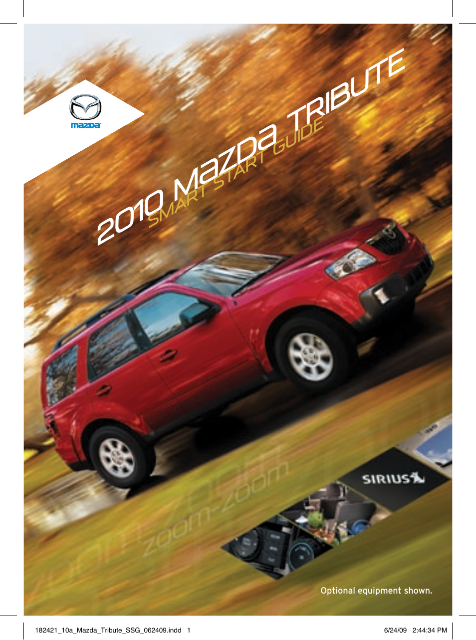 Mazda 2010 Tribute User Manual | 12 pages