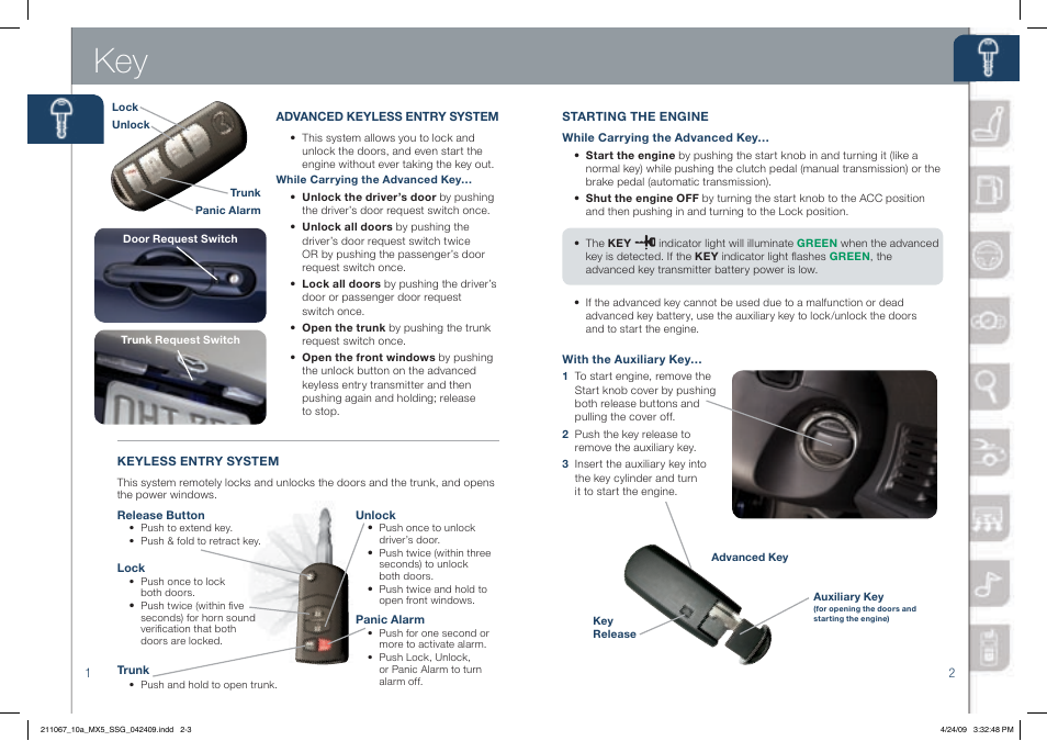 Mazda 2010 MX-5 Miata User Manual | Page 2 / 16