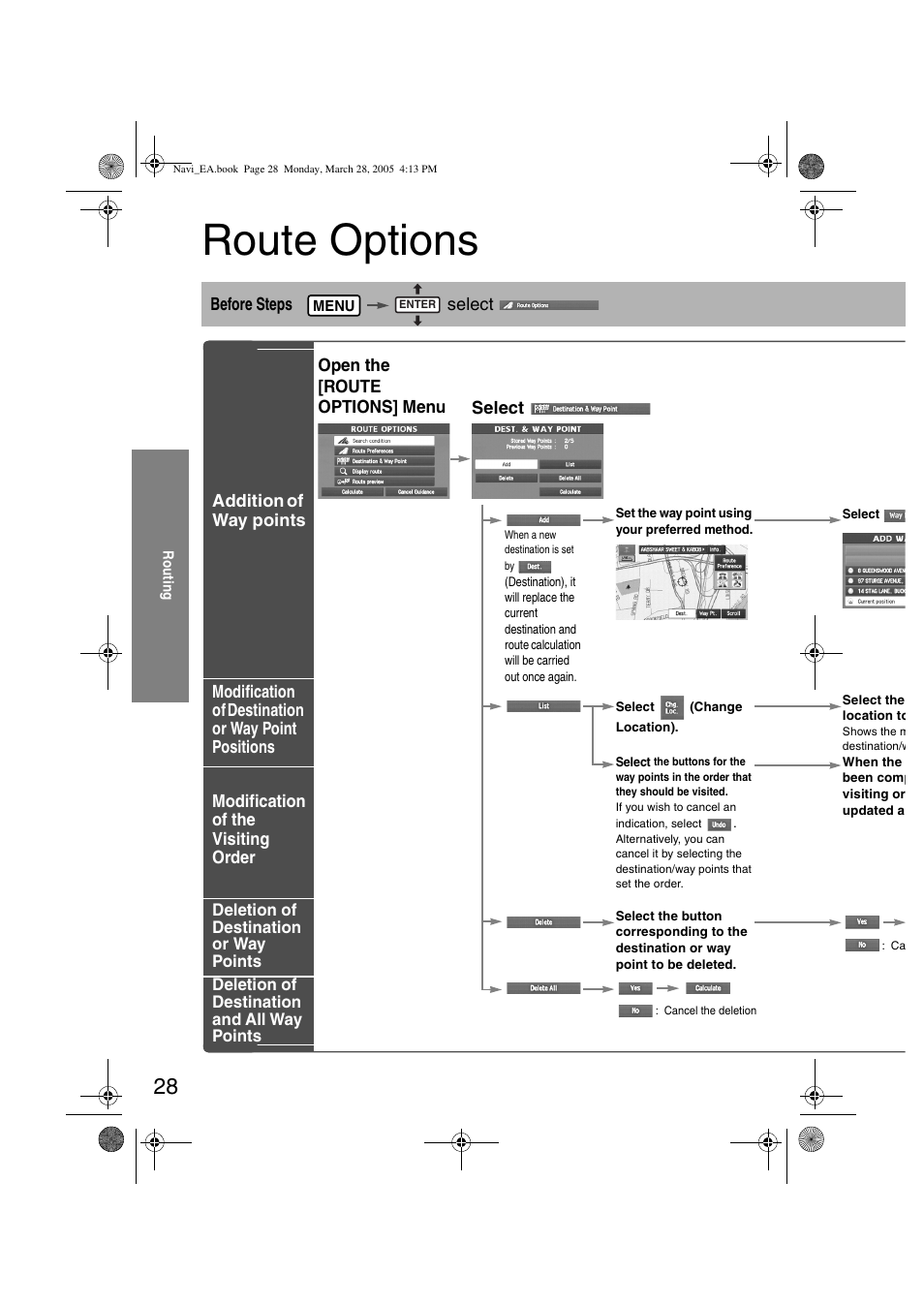 Route options | Mazda 2006 5 User Manual | Page 360 / 388