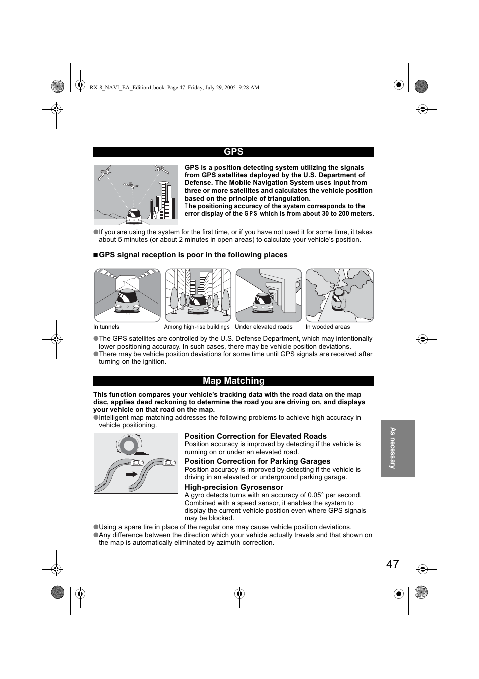 0ds 0dwfklqj | Mazda 2006 RX-8 User Manual | Page 427 / 434