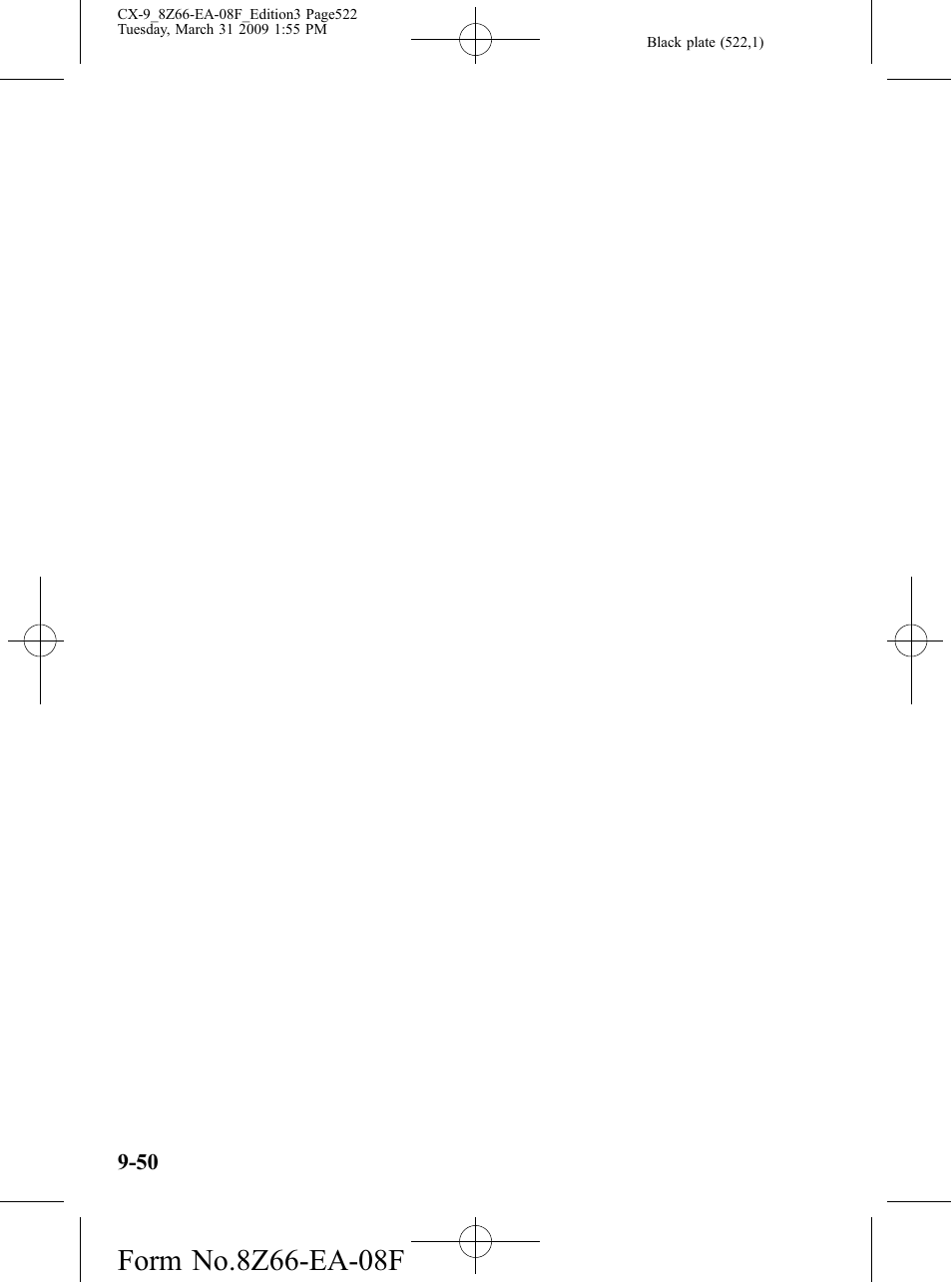 Mazda 2009 CX-9 User Manual | Page 522 / 538