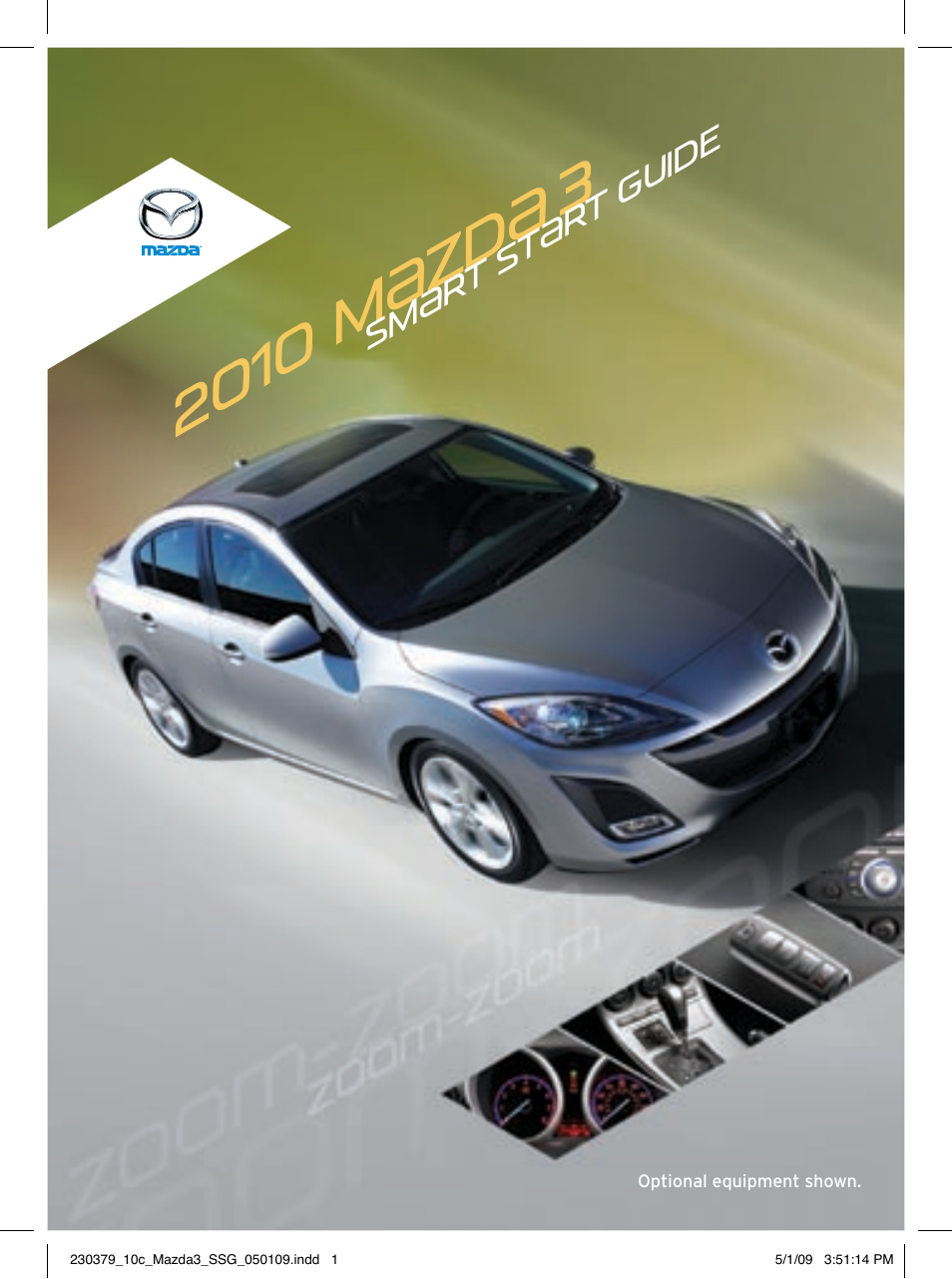 Mazda 2010 SPEED3 User Manual | 14 pages