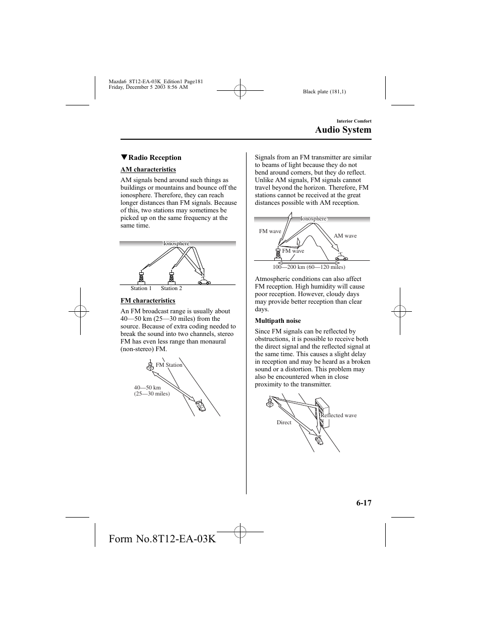 Audio system | Mazda 8T12-EA-03K User Manual | Page 181 / 326