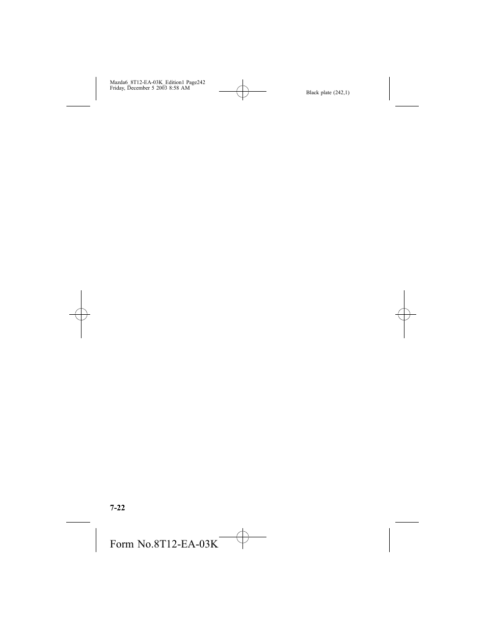 Mazda 8T12-EA-03K User Manual | Page 242 / 326