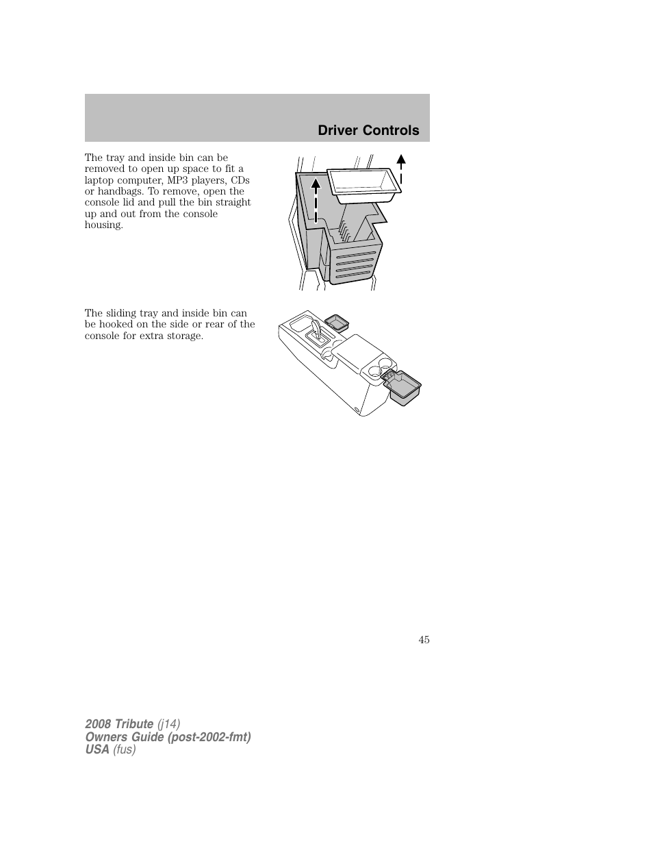 Mazda 2008 Tribute User Manual | Page 45 / 288