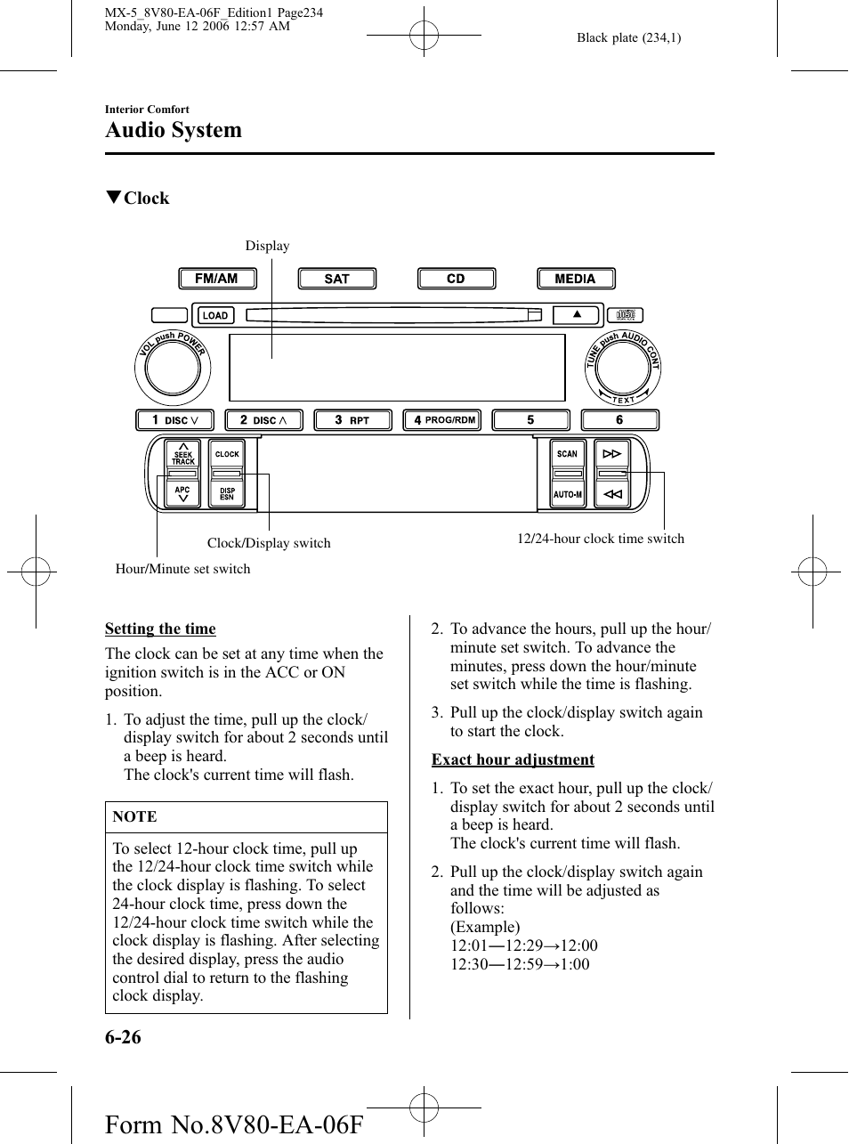 Audio system | Mazda MX-5 User Manual | Page 235 / 407