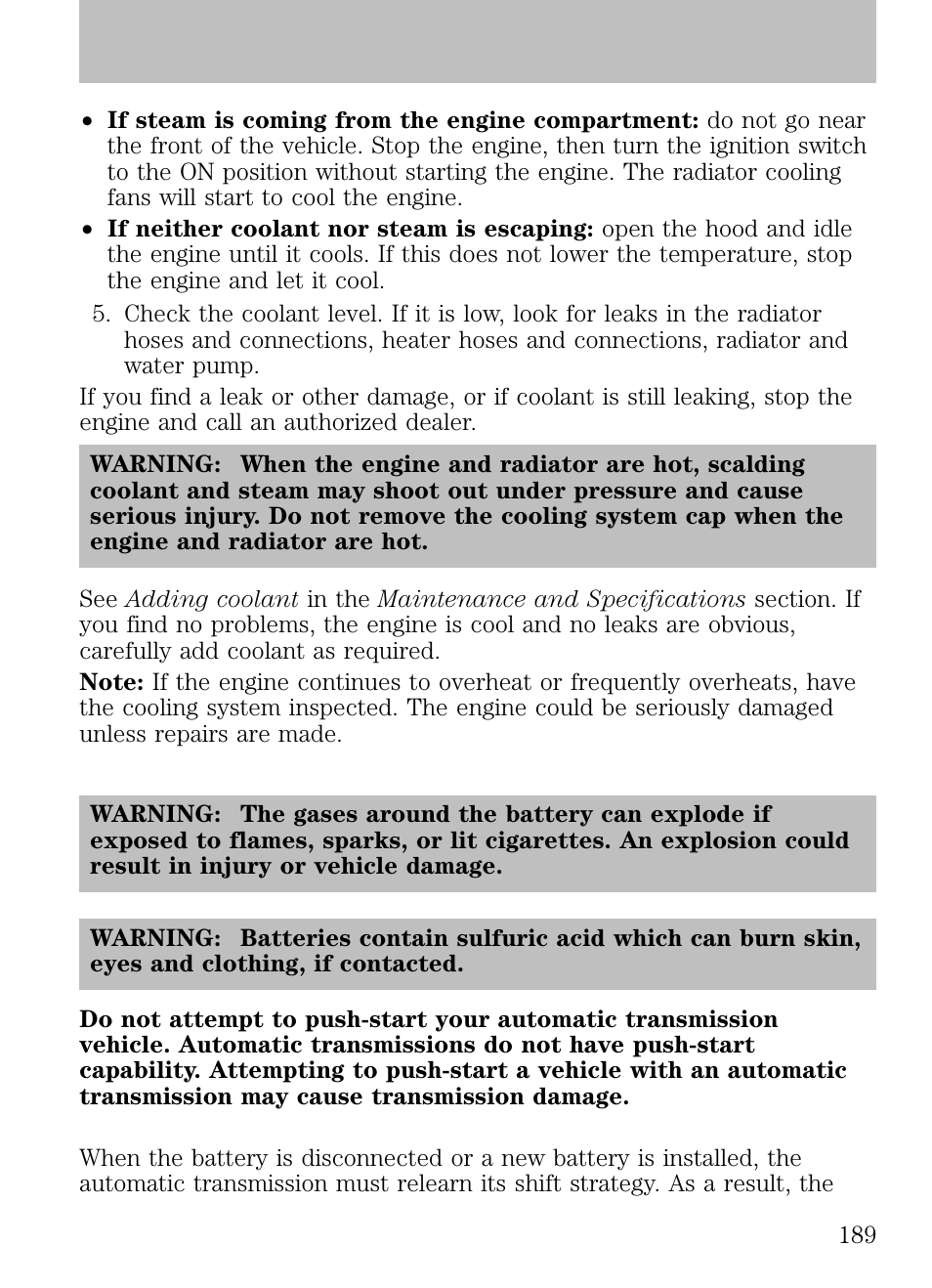 Jump starting, Preparing your vehicle, Roadside emergencies | Mazda 2008 B2300 Truck User Manual | Page 189 / 280