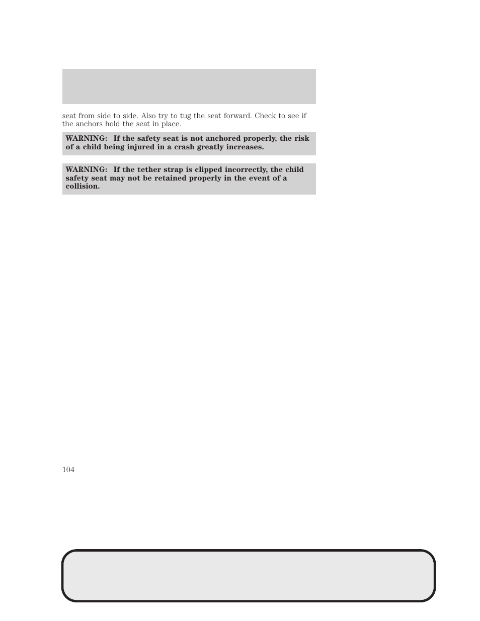 Seating and safety restraints | Mazda 4WD User Manual | Page 104 / 268