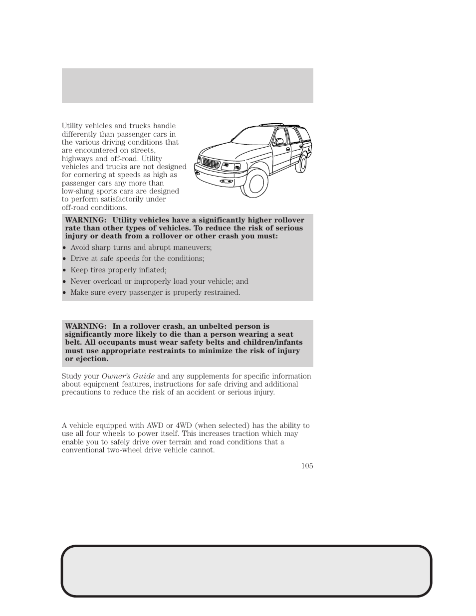 Tires, wheels and loading | Mazda 4WD User Manual | Page 105 / 268