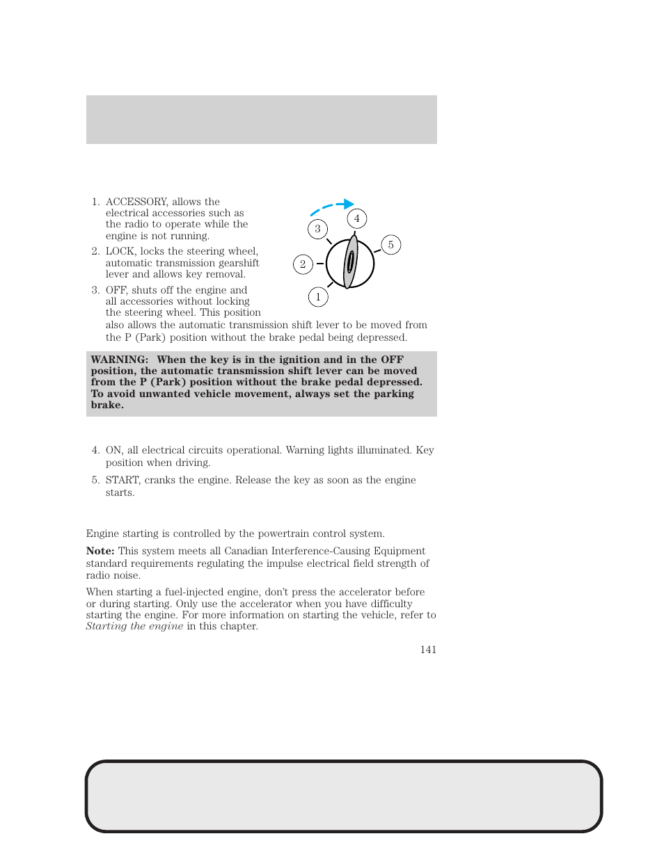 Driving | Mazda 4WD User Manual | Page 141 / 268