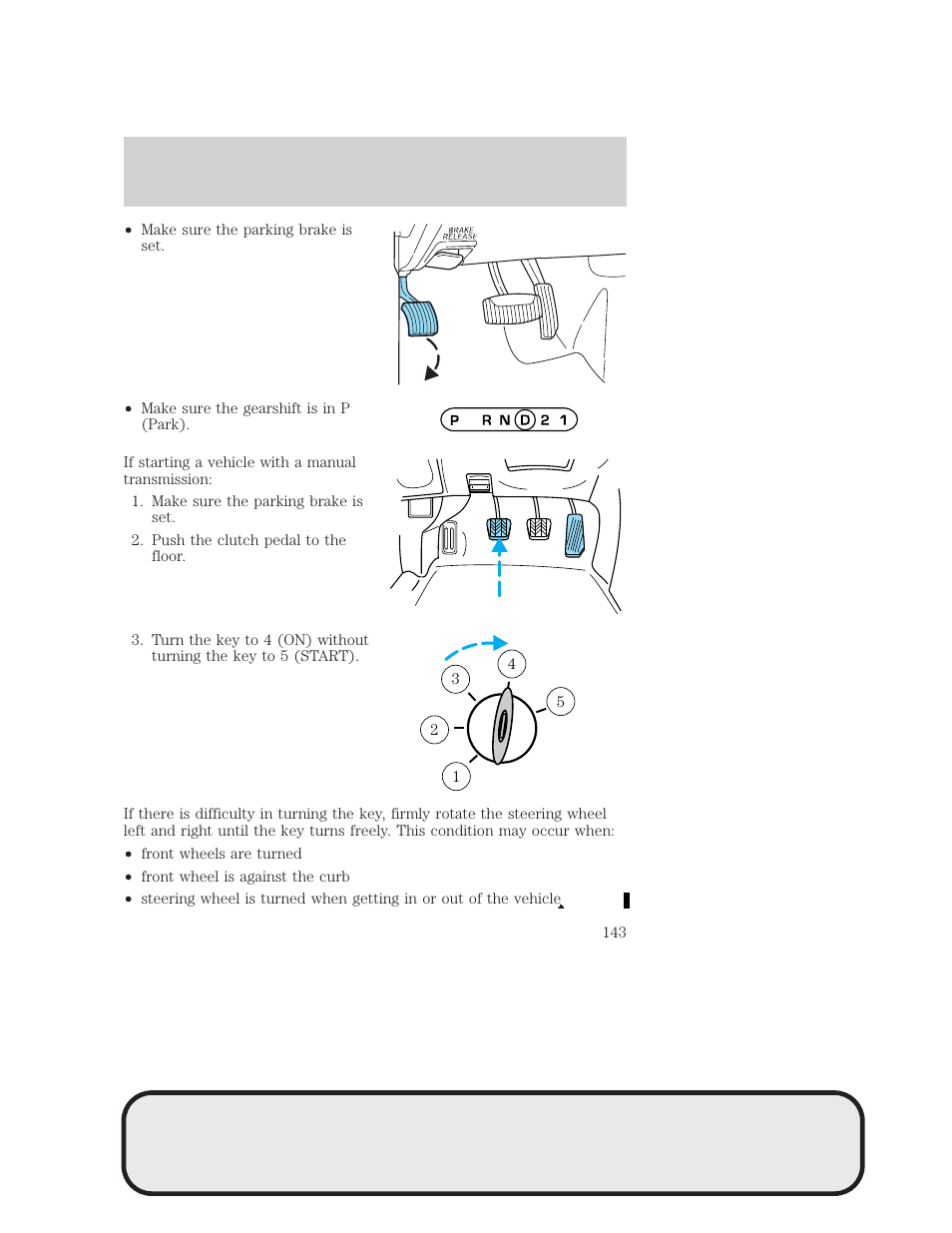 Driving | Mazda 4WD User Manual | Page 143 / 268