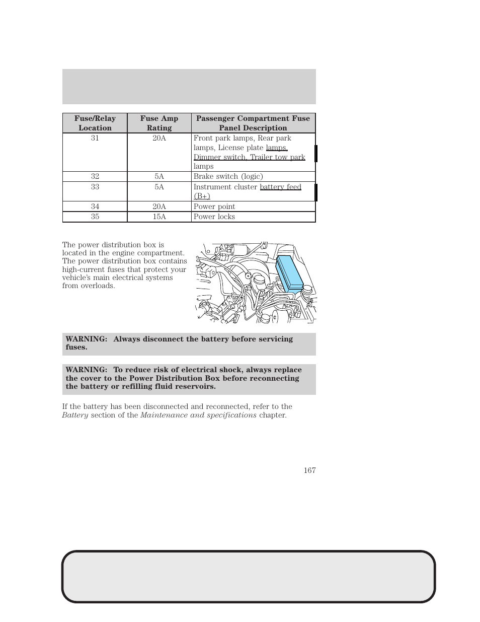 Roadside emergencies | Mazda 4WD User Manual | Page 167 / 268