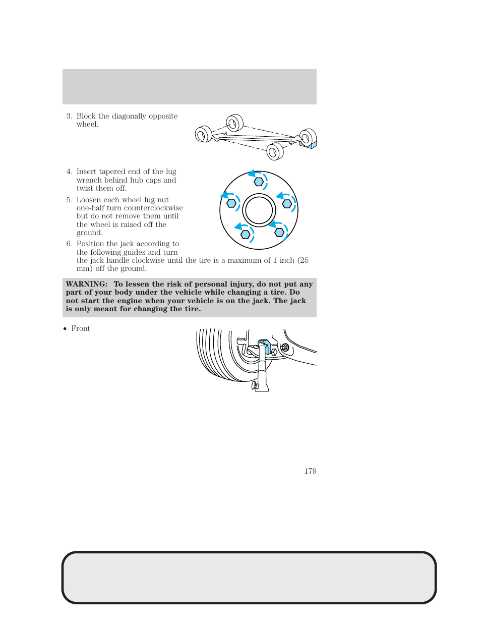 Roadside emergencies | Mazda 4WD User Manual | Page 179 / 268