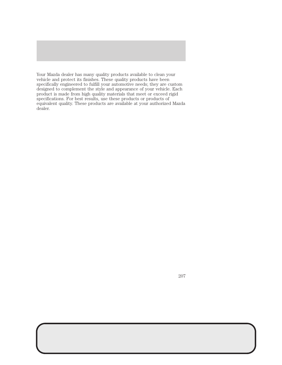 Cleaning | Mazda 4WD User Manual | Page 207 / 268