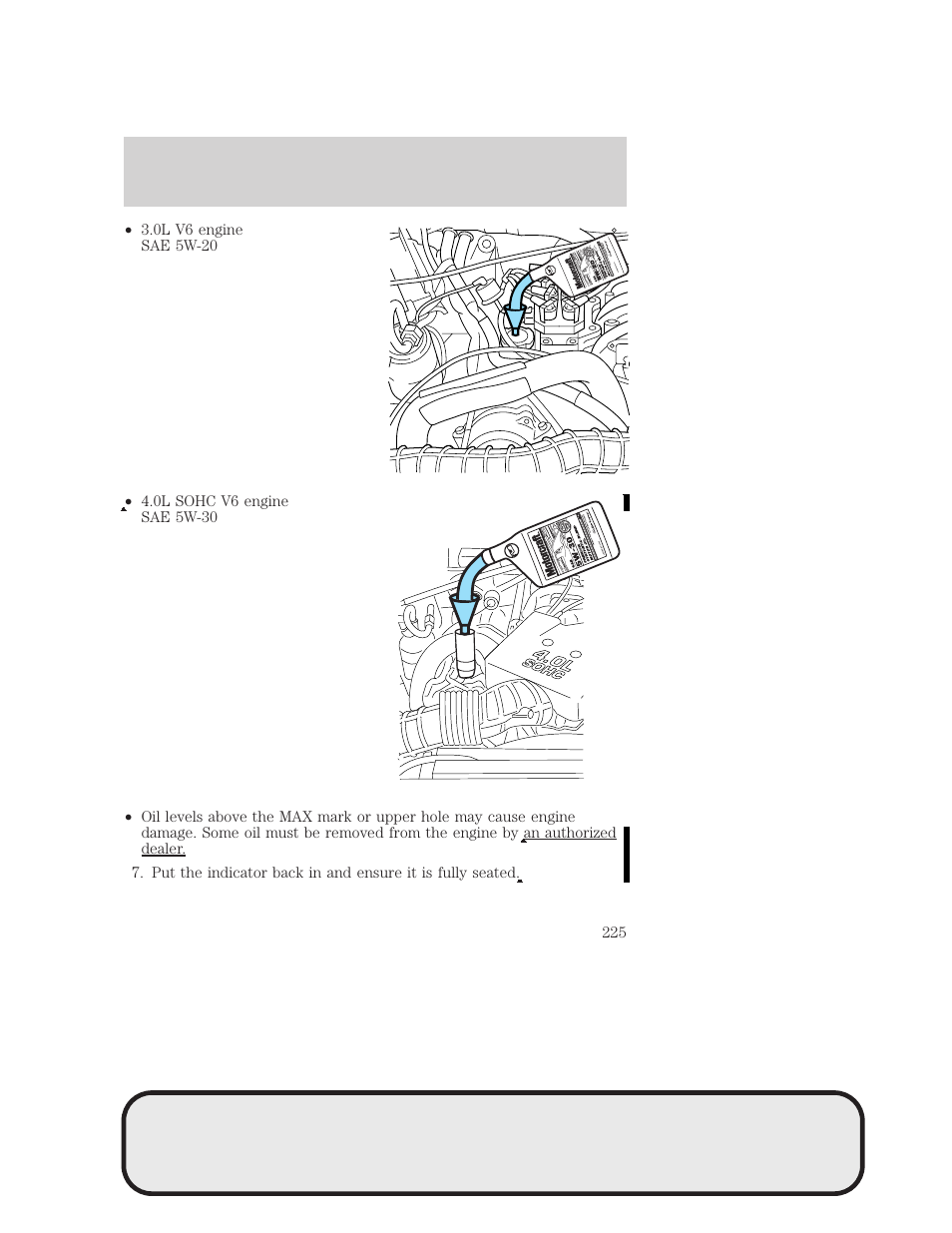 Maintenance and specifications | Mazda 4WD User Manual | Page 225 / 268