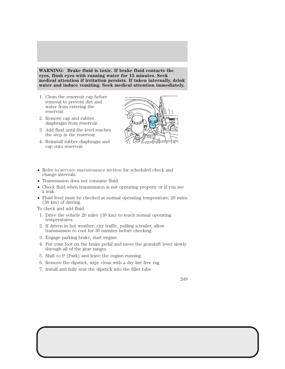 Maintenance and specifications | Mazda 4WD User Manual | Page 249 / 268