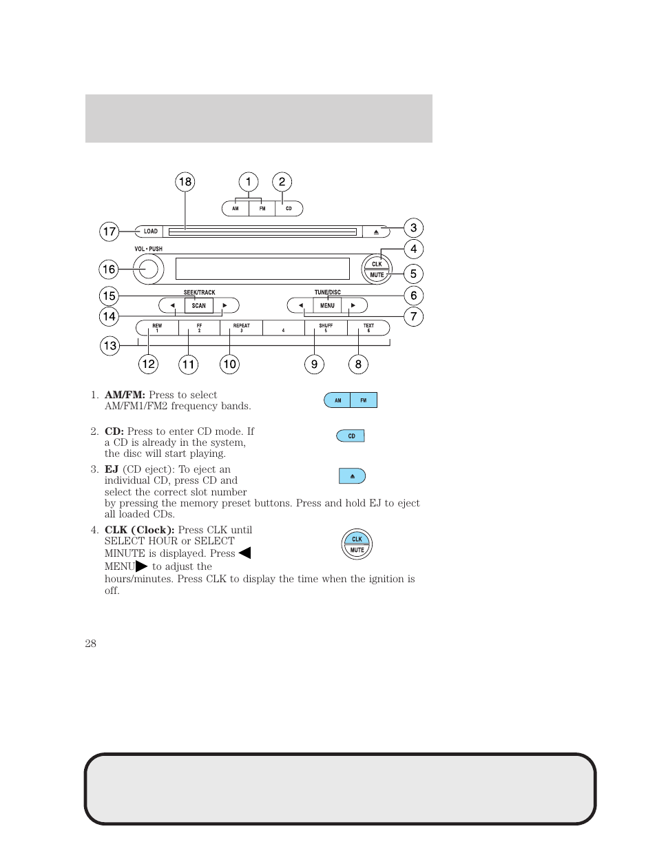 Entertainment systems | Mazda 4WD User Manual | Page 28 / 268