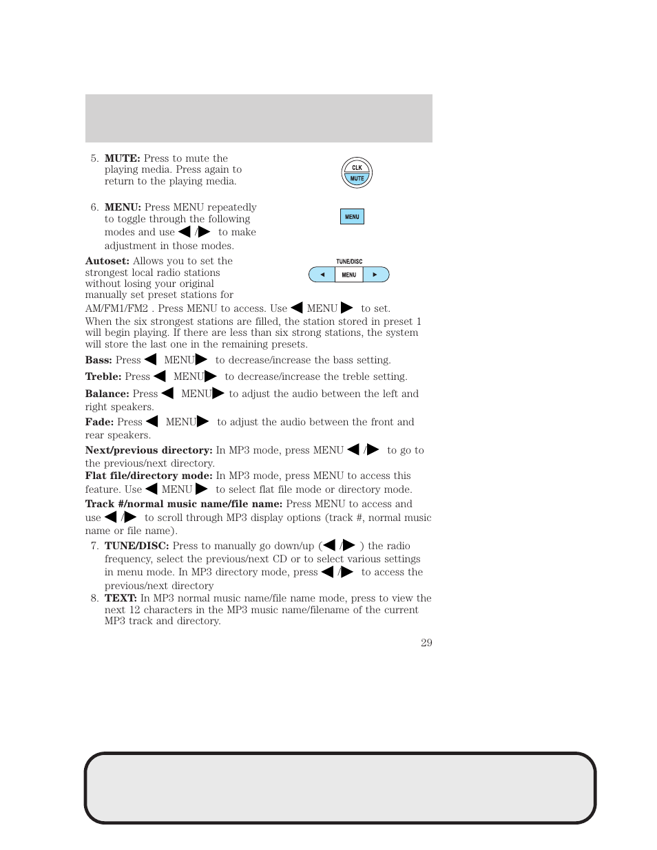 Entertainment systems | Mazda 4WD User Manual | Page 29 / 268