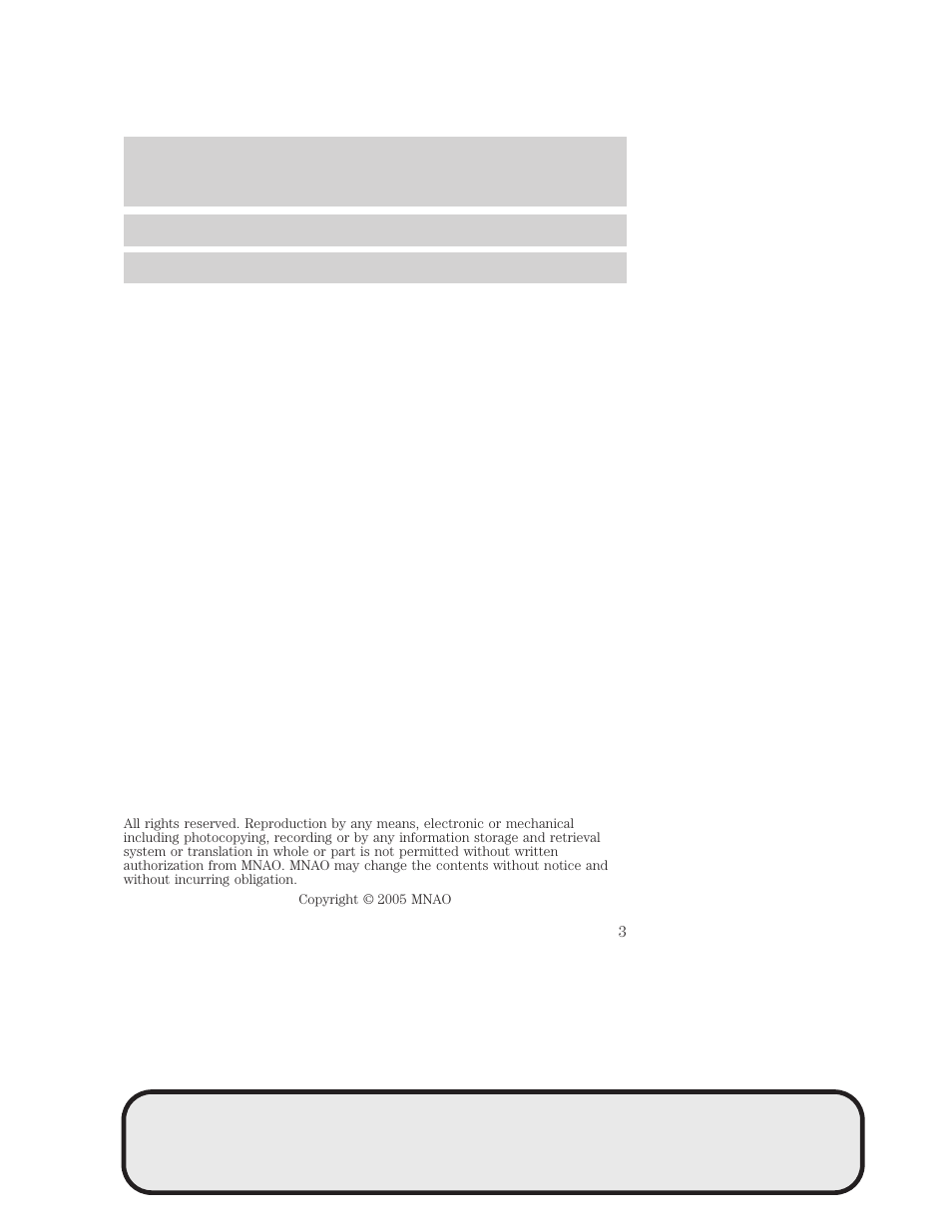 Mazda 4WD User Manual | Page 3 / 268