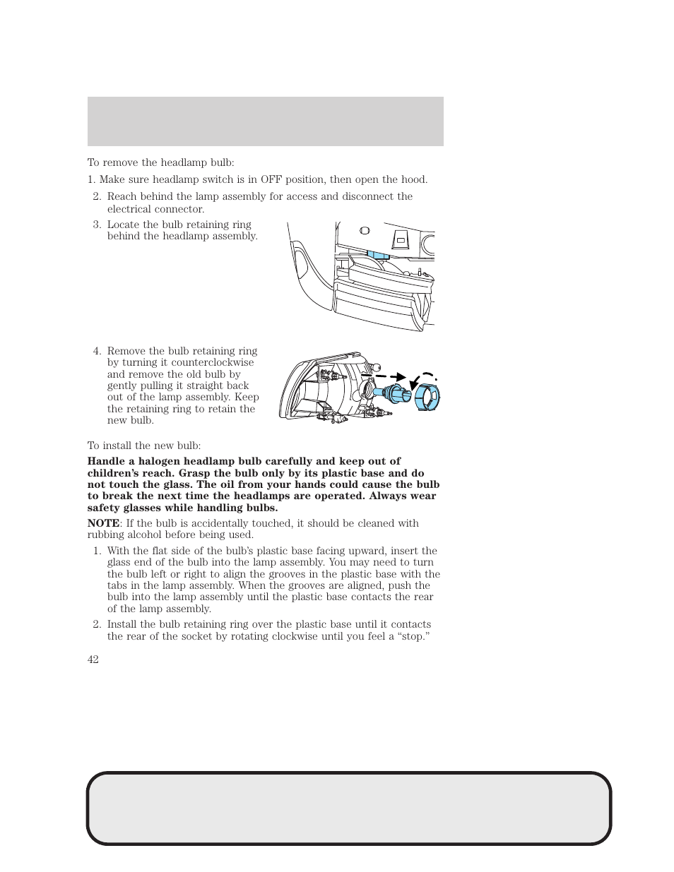 Lights | Mazda 4WD User Manual | Page 42 / 268