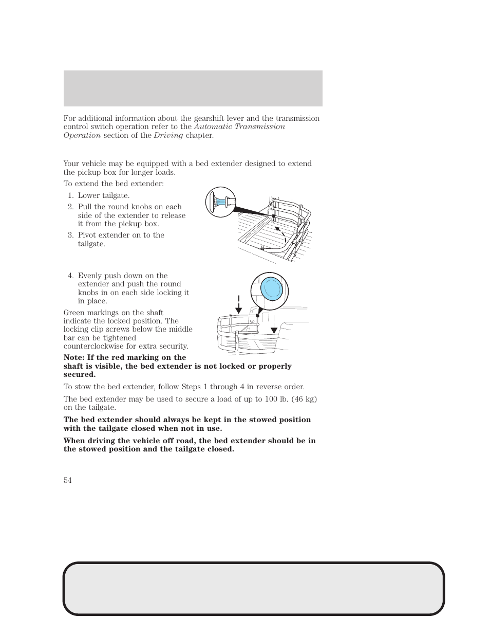 Driver controls | Mazda 4WD User Manual | Page 54 / 268