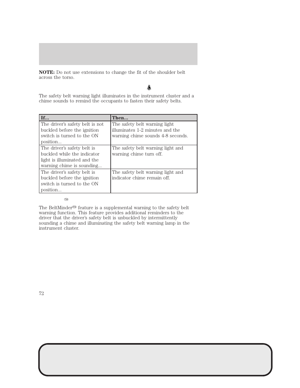 Seating and safety restraints | Mazda 4WD User Manual | Page 72 / 268
