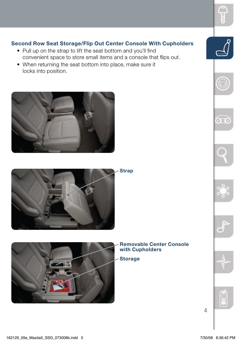 Mazda 2009 5 User Manual | Page 5 / 26