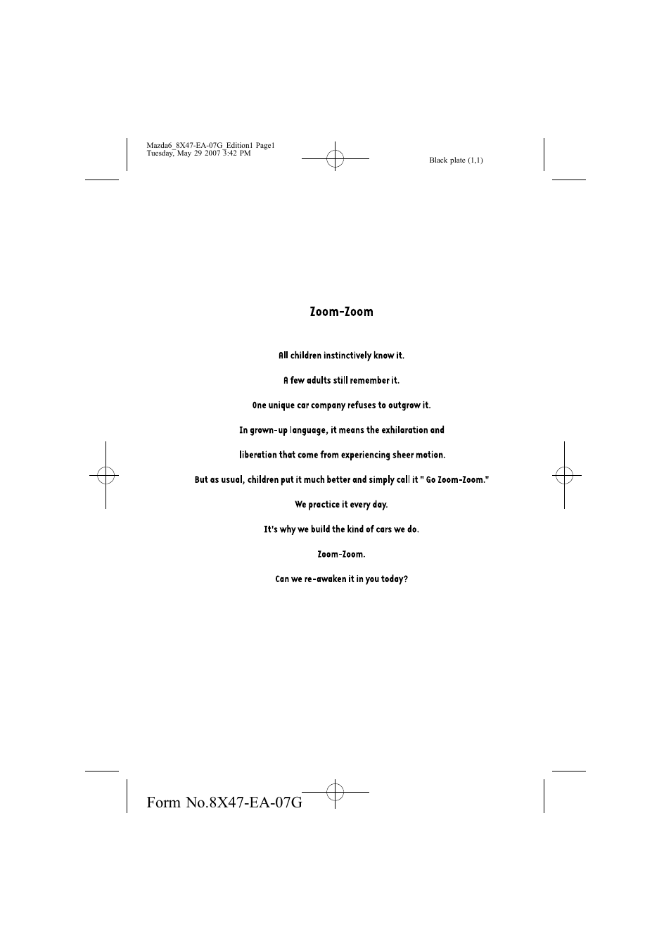 Mazda 2008 6 User Manual | 440 pages