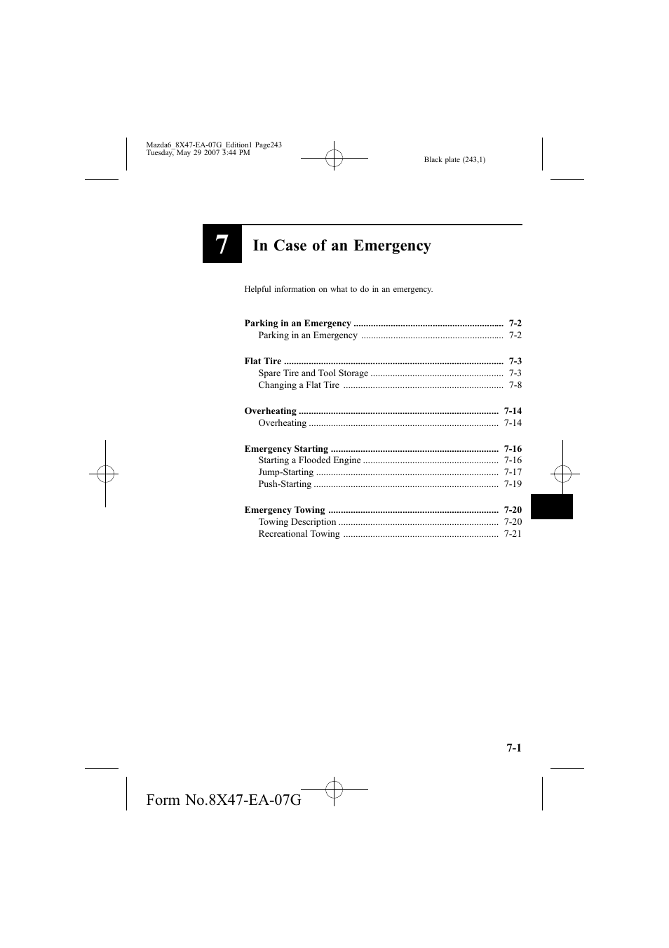 Mazda 2008 6 User Manual | Page 243 / 440