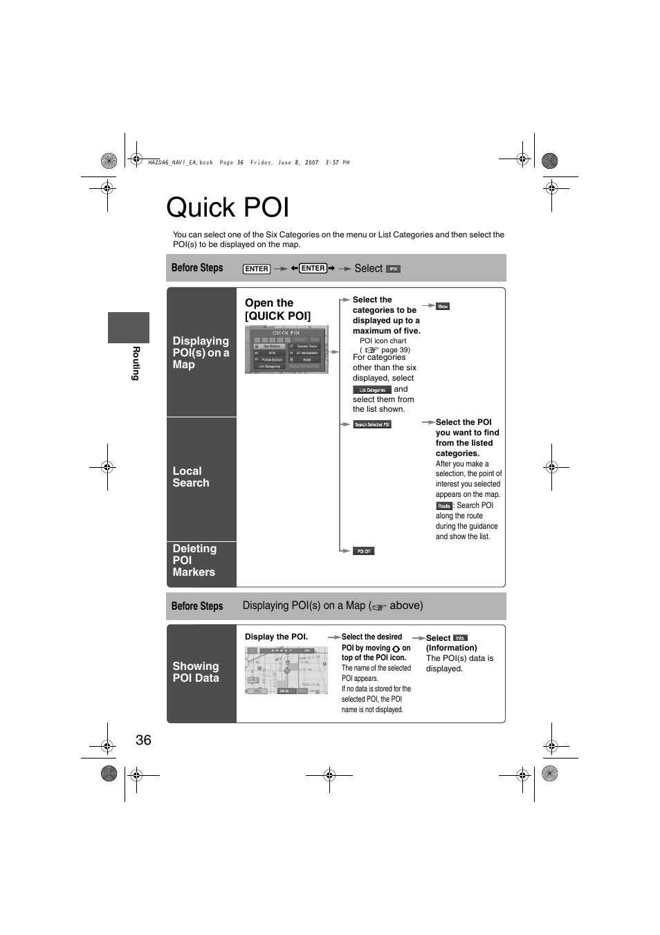 Quick poi | Mazda 2008 6 User Manual | Page 418 / 440