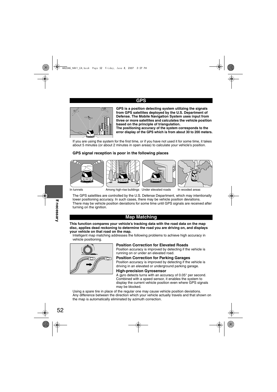 Map matching | Mazda 2008 6 User Manual | Page 434 / 440