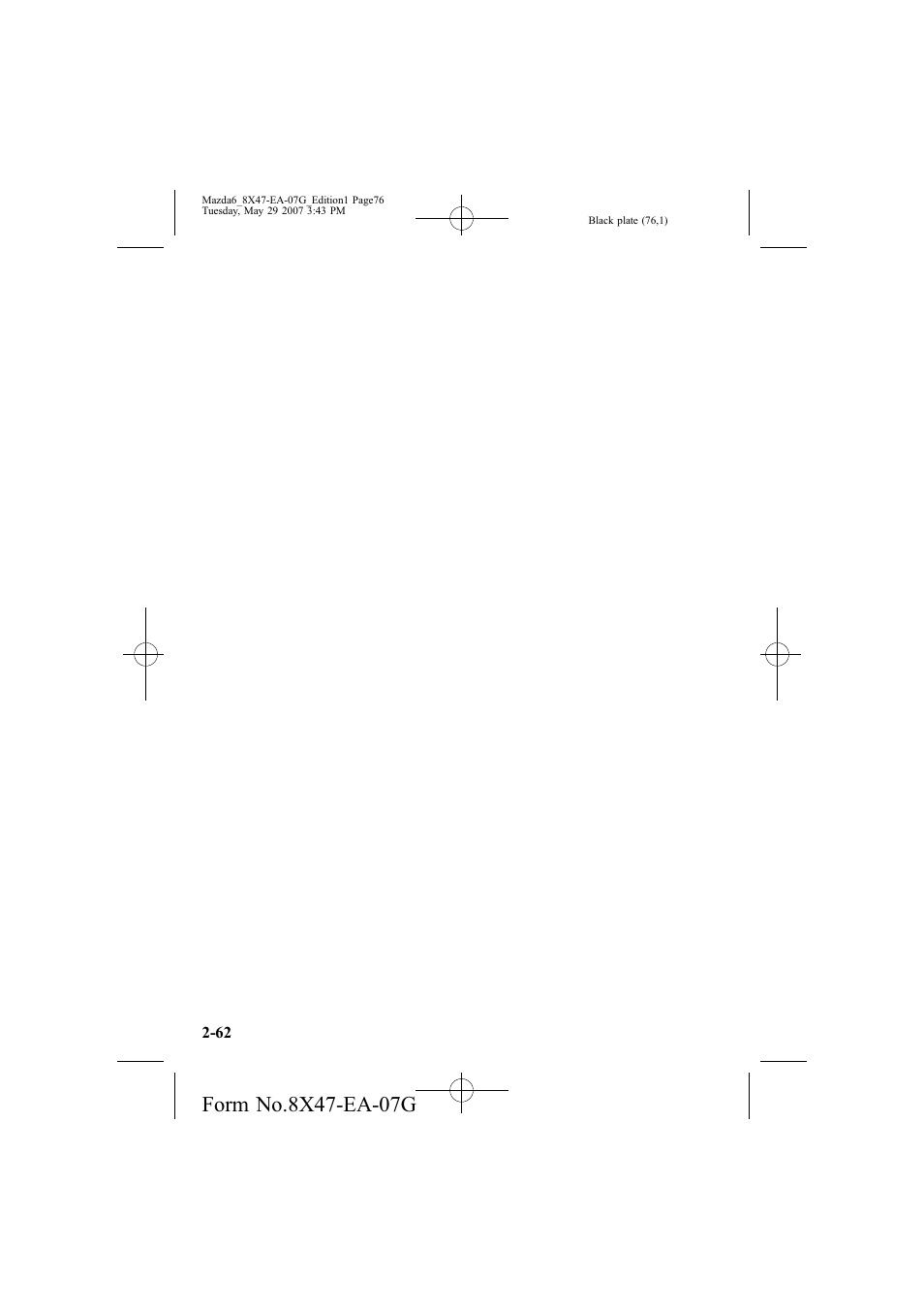 Mazda 2008 6 User Manual | Page 76 / 440