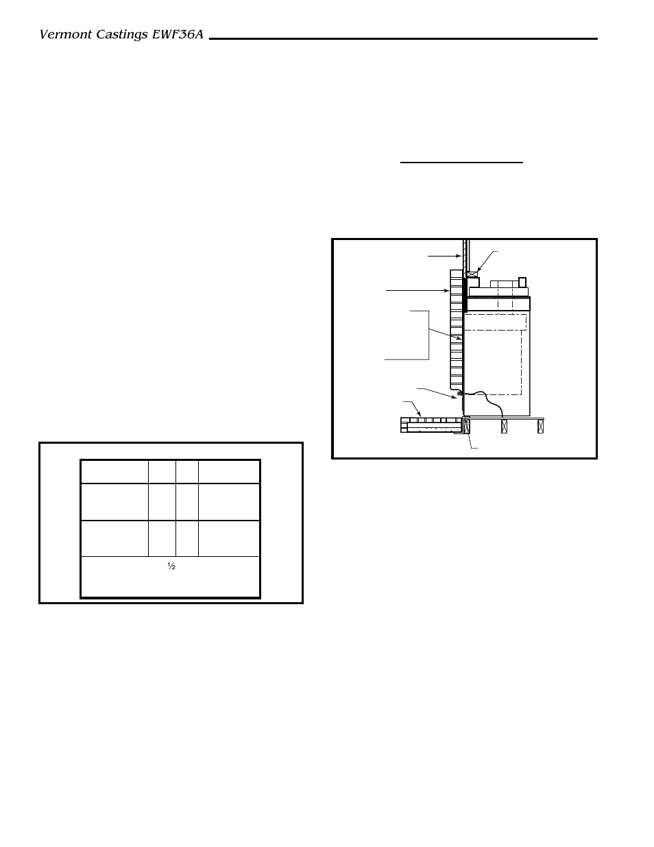 Vermont castings ewf36a, X common materials and factors | Majestic Appliances EWF36A User Manual | Page 16 / 30