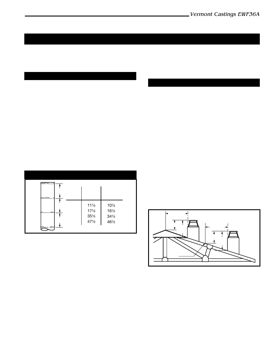 Planning information, Vermont castings ewf36a, The ten foot rule | Mounting the fireplace, Planning the chimney run | Majestic Appliances EWF36A User Manual | Page 7 / 30