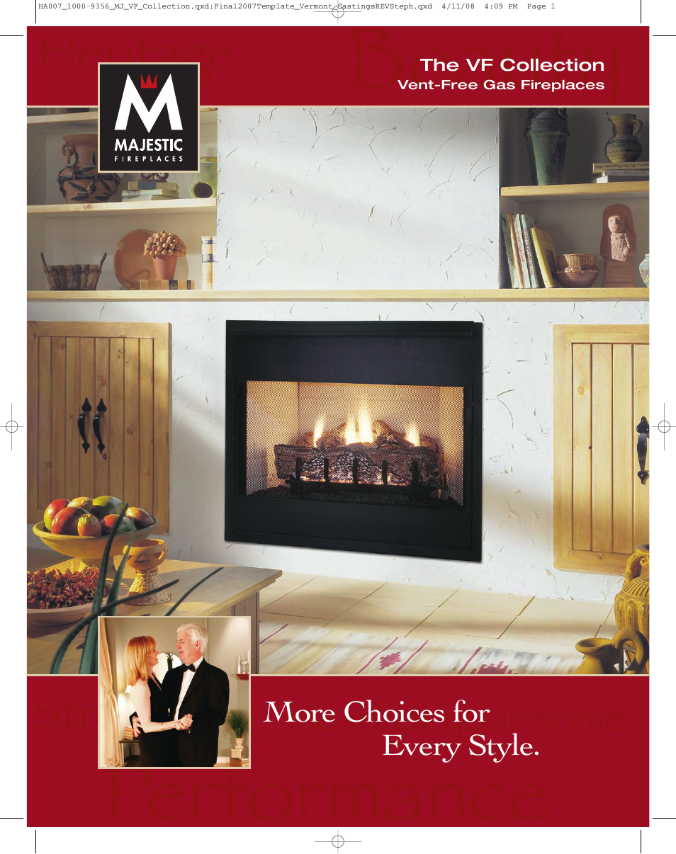 Majestic Appliances VF Collection UVS36 User Manual | 2 pages
