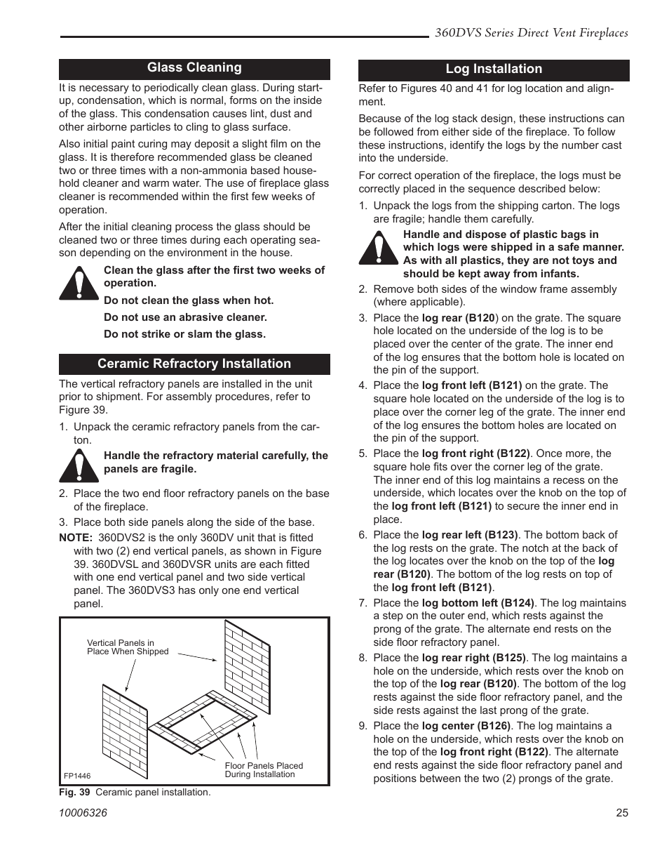 Majestic Appliances 360DVS3 User Manual | Page 25 / 44