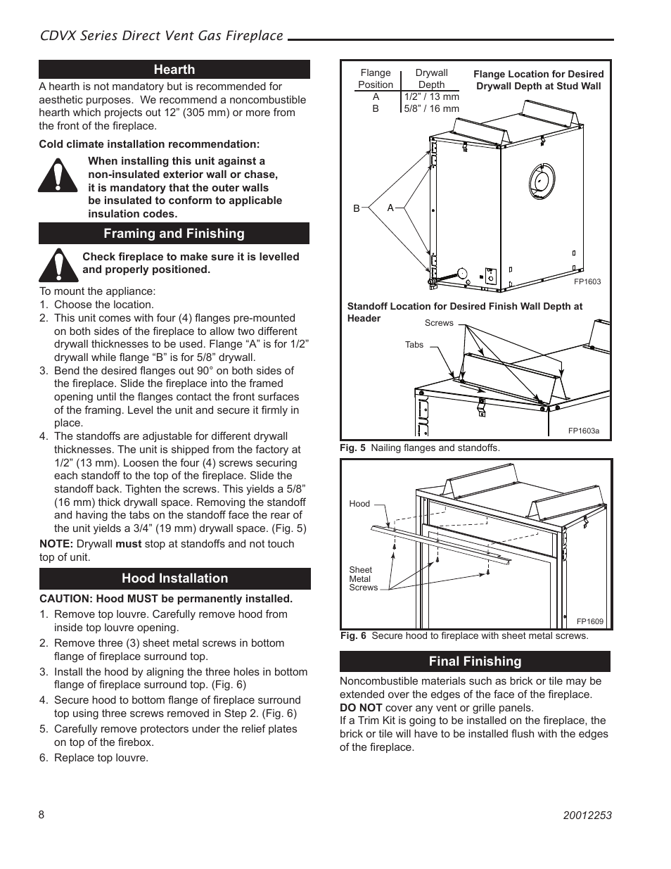 Majestic Appliances Builder Direct Vent 36CDVXTRN User Manual | Page 8 / 44