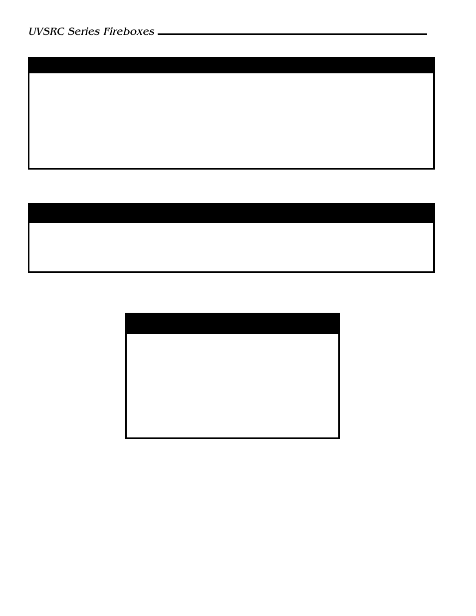 Description, For your safety table of contents, Uvsrc series fireboxes | Majestic Appliances UVSRC42 User Manual | Page 2 / 14