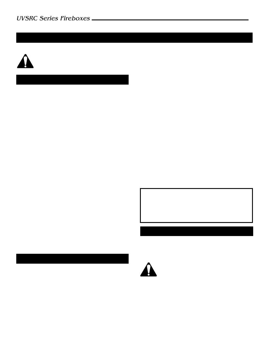 General information, Uvsrc series fireboxes | Majestic Appliances UVSRC42 User Manual | Page 4 / 14