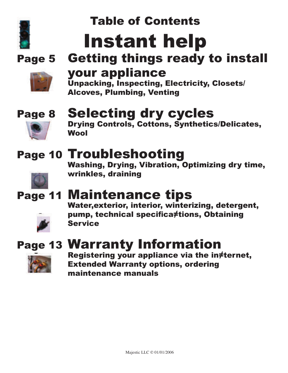 Majestic Appliances MJ-9200D User Manual | Page 4 / 15