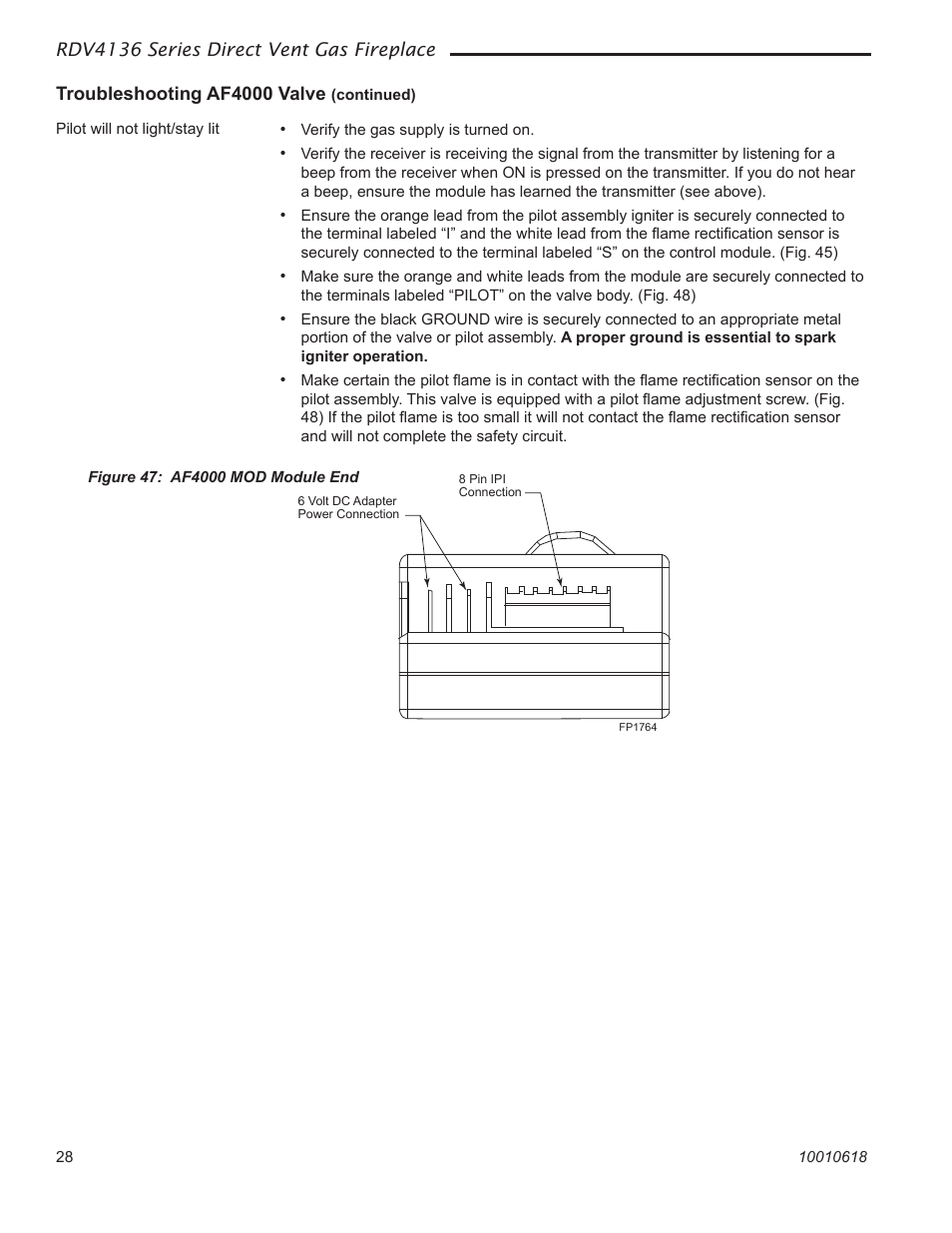 Majestic Appliances RDV4136 User Manual | Page 28 / 40