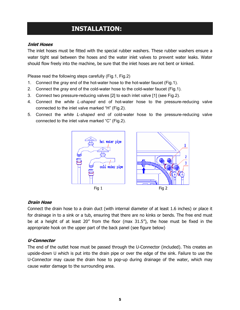 Installation | Majestic Appliances MJ9950 User Manual | Page 5 / 29