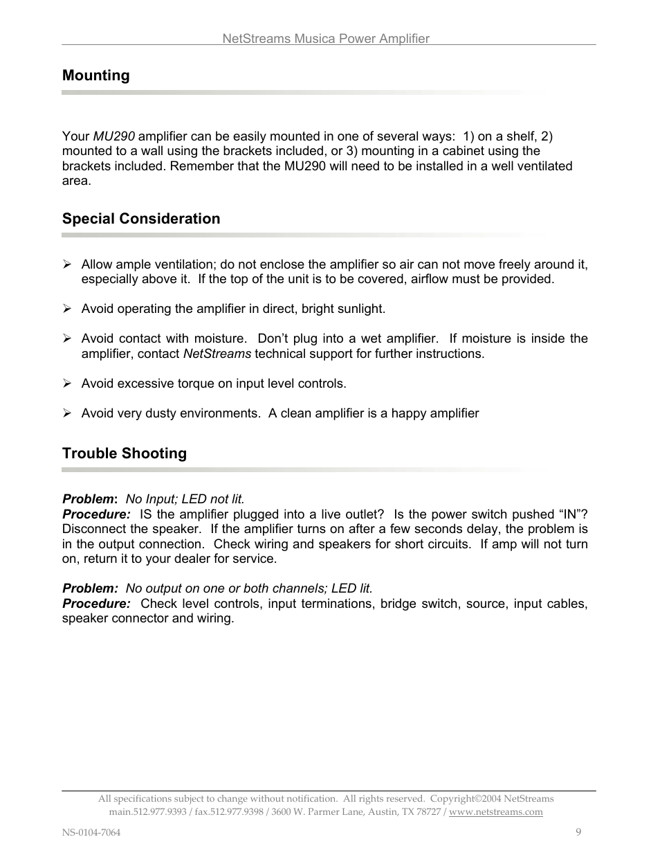 ClearOne MU290 User Manual | Page 13 / 16